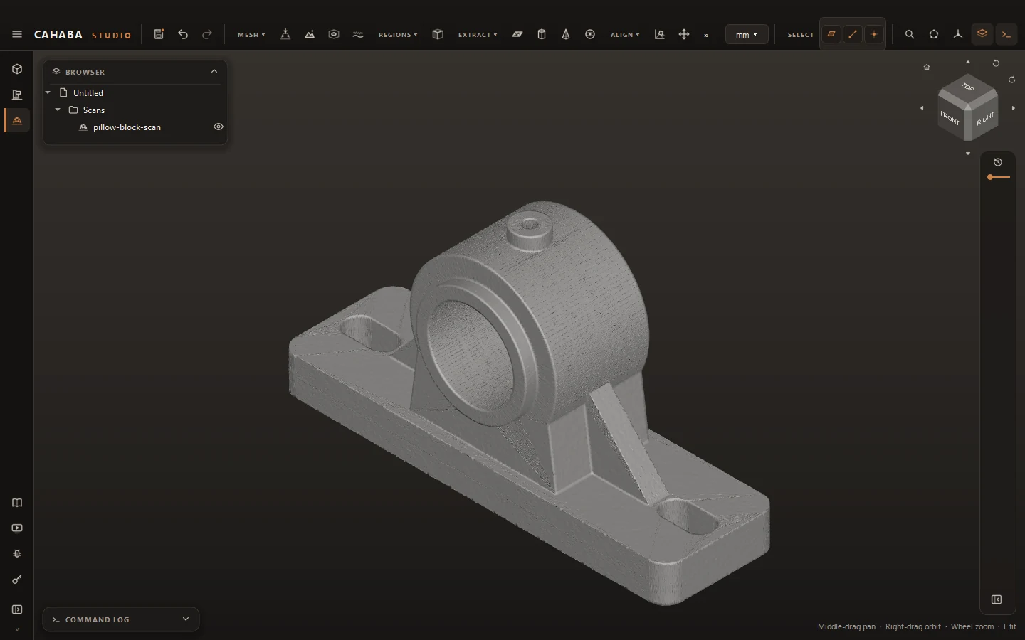 Cahaba Studio: Start from a scan